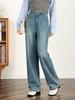 Big Cow Creative Women's 2026 High Waist Wide Leg Jeans - Straight Floor-Length Pants