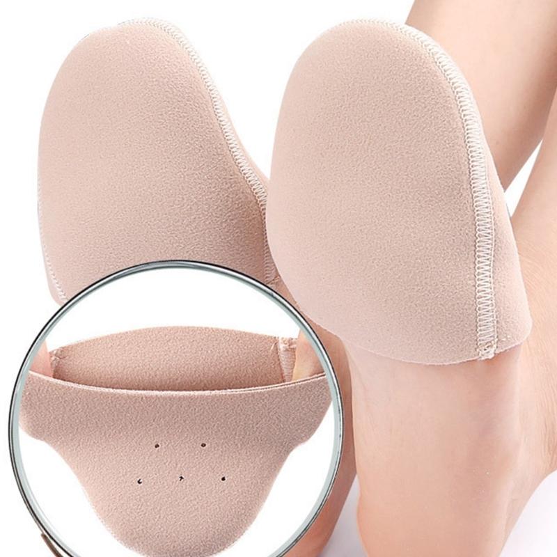 Ballet Pointe Toe Pad Toe Protectors Ballet Metatarsal Pad Forefoot Cushion Soft Breathable Stretchy Ballet Toe Covers