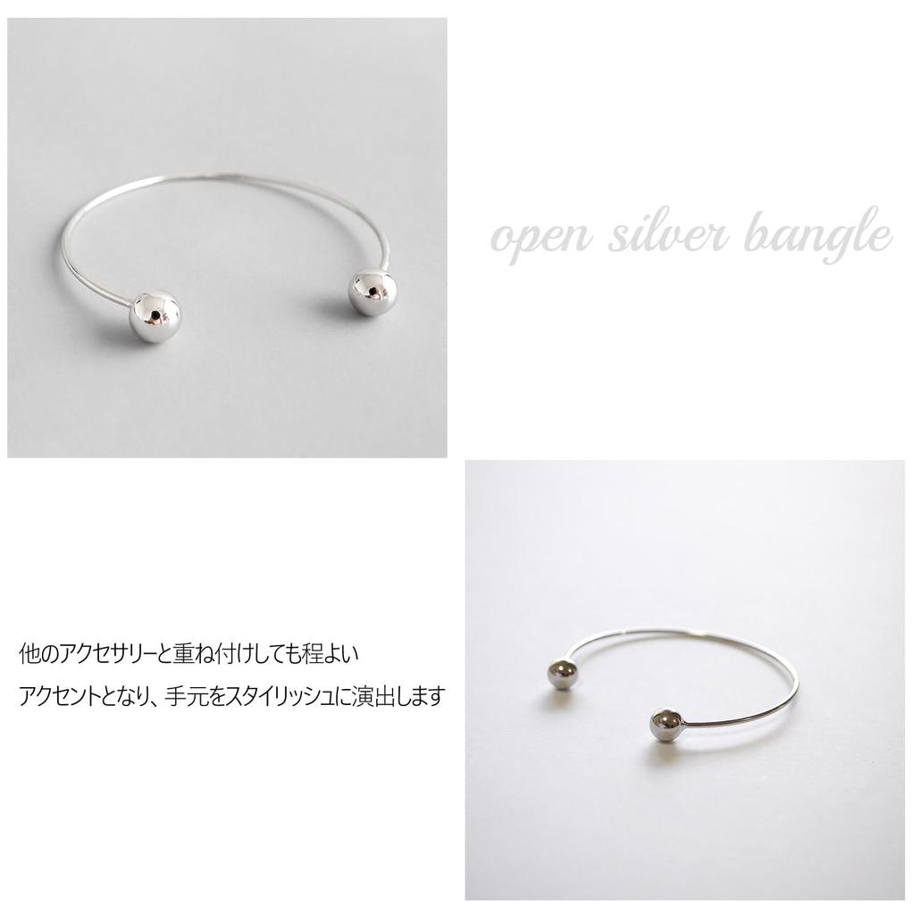 Authentic 925 Sterling Simple Ball End Cuff Tip Bangle Bracelet for Men and Slim with Designer One Size Fits Silver, Women, Fit, Drawstring, Casual,