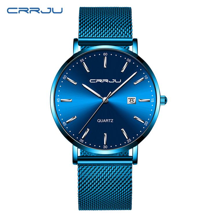 CRRJU 2161 Men's Starry Sky Fashion Watch - Simple Business Design