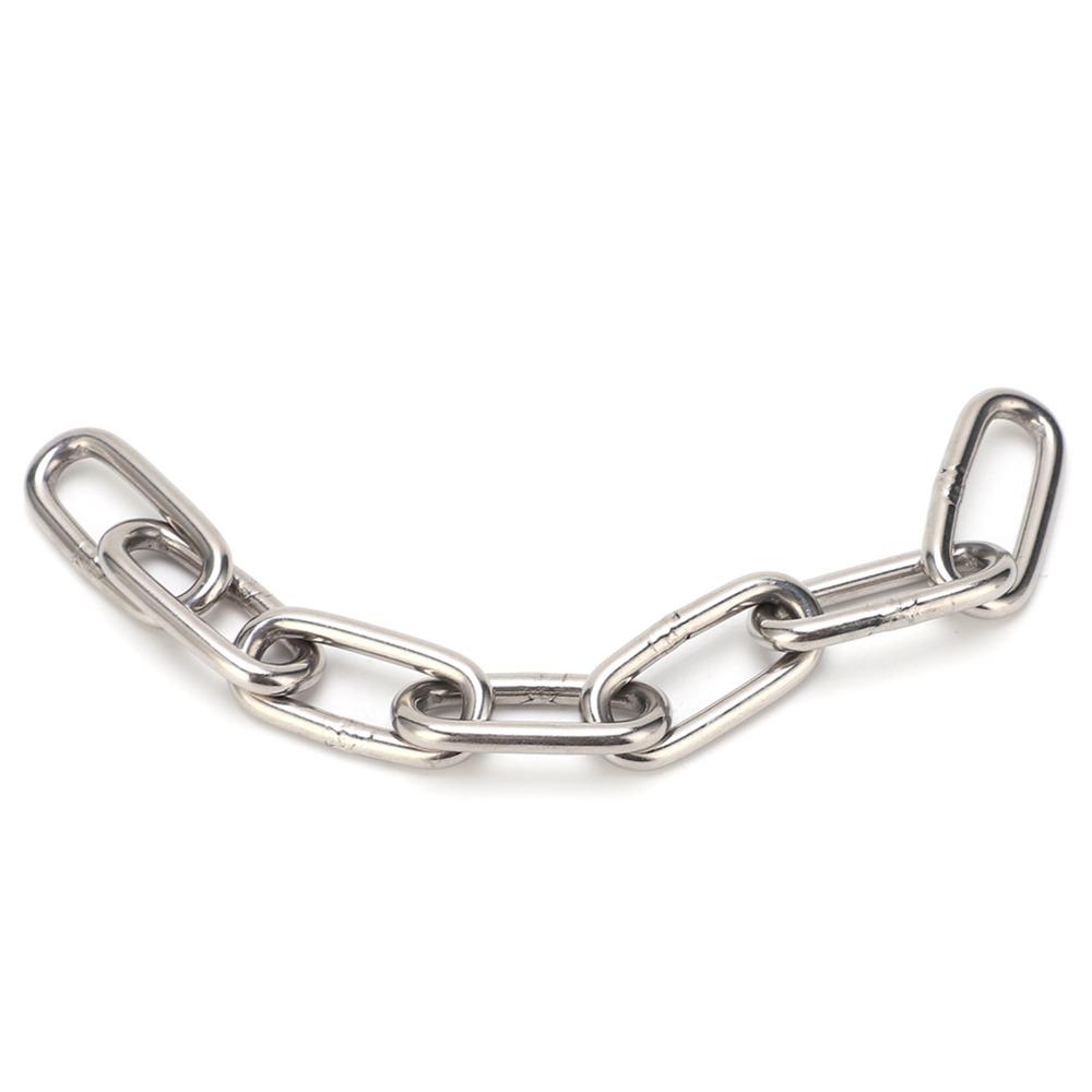 Chain Link Stainless Steel Chain 304 Stainless Steel Utility Chain Lifting Chain DIY Projects