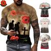 Lest We Forget Graphic T Shirts 3D Printed Casual T-shirt Tops Unisex Short-sleeved Streetwear Tees Men's Oversized T Shirt