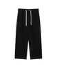 2-Tuck String Denim Pants Black