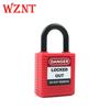 25mm 38mm 76mm Steel Nylon Cable Safety Lockout Key Operated Padlock CE ISO Certified WZNT Brand