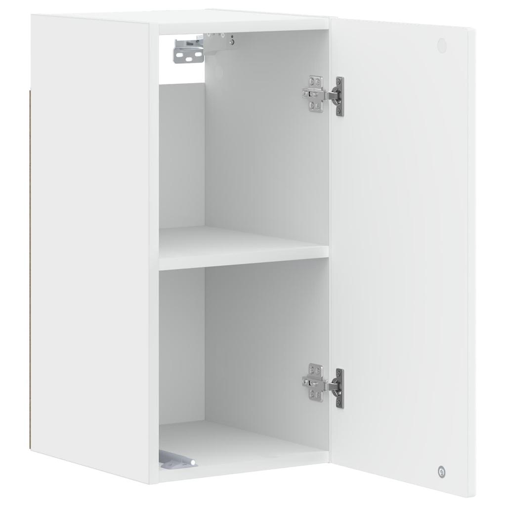 Bathroom Wall Cabinet DELFT White 30 X 31 X 59 Cm Engineered Wood