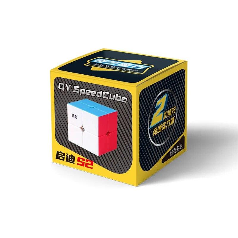 QiYi Mofange Speedcube QiDi S 2 на 2 2x2 Quiyi Mofangge S2 Карманный куб венгерского — фото 5