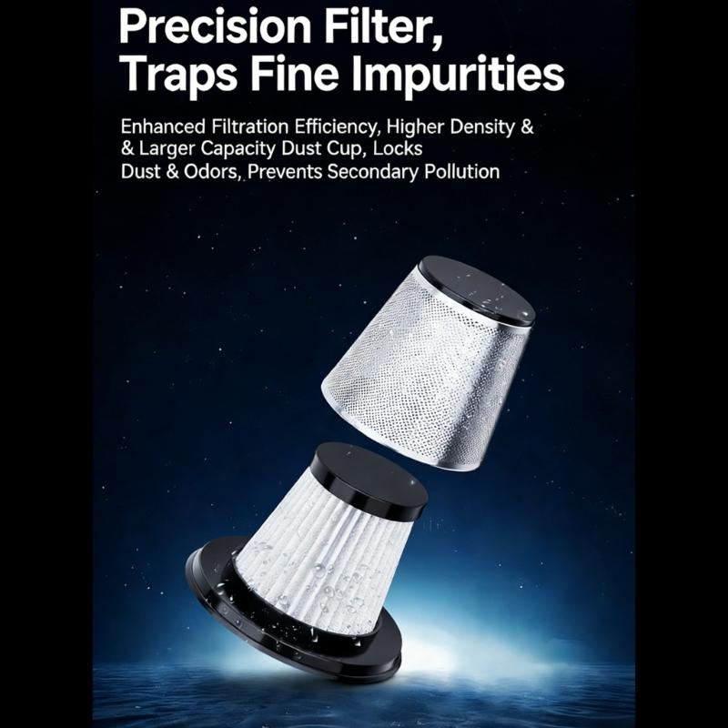 Vacuum Cleaner Cordless Vacuum Brushless Motor Car Vacuum Cleaner 17000PA Portable Cleaner Rechargeable Air Duster