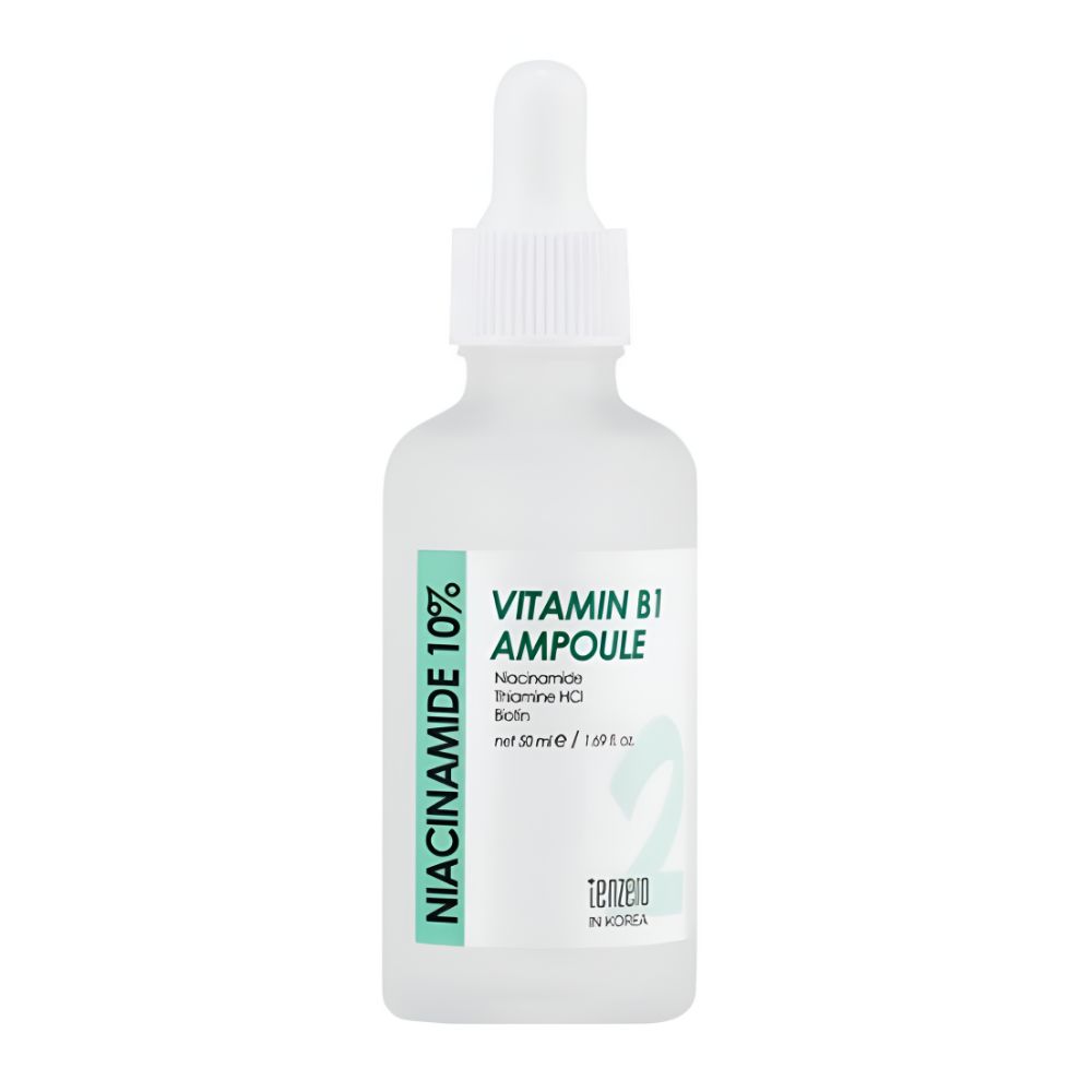 TENZERO Niacinamide Vitamin B1 Ampoule Brightening Pore Care Hydrating Facial Serum 50ml