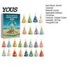 Sea Glass Christmas Tree Countdown Ornament 2026 Advent Calendar, 2D Acrylic Set Coastal Calendar with Hanging String, Holiday Decor, Festive Gift for