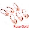 8-20mm 10pcs Classic Colors Plated French Lever Back Earrings Base,Fit 8-20mm Glass cabochons Earring Blank Supplies for Jewelry