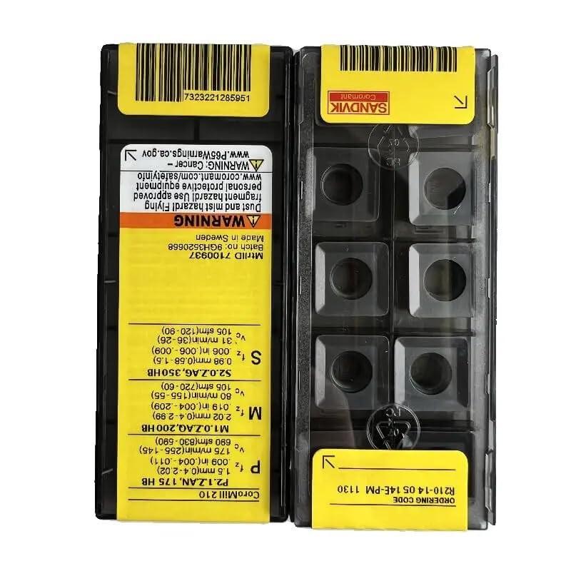 Original Sandvik / R210-140514E-PM 1130 /Carbide CNC Blade 10 PCS