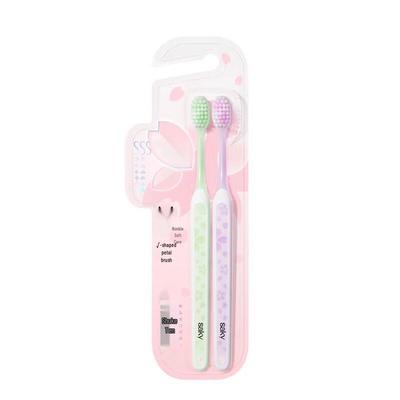 Shuke SSS Brosse à Dents Douce Sakura Lot de 2