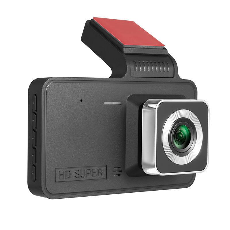 Cross-Border Touchscreen 4inch Dashcam High-Definition Dual-Lens Reversing Camera Factory Dashcam