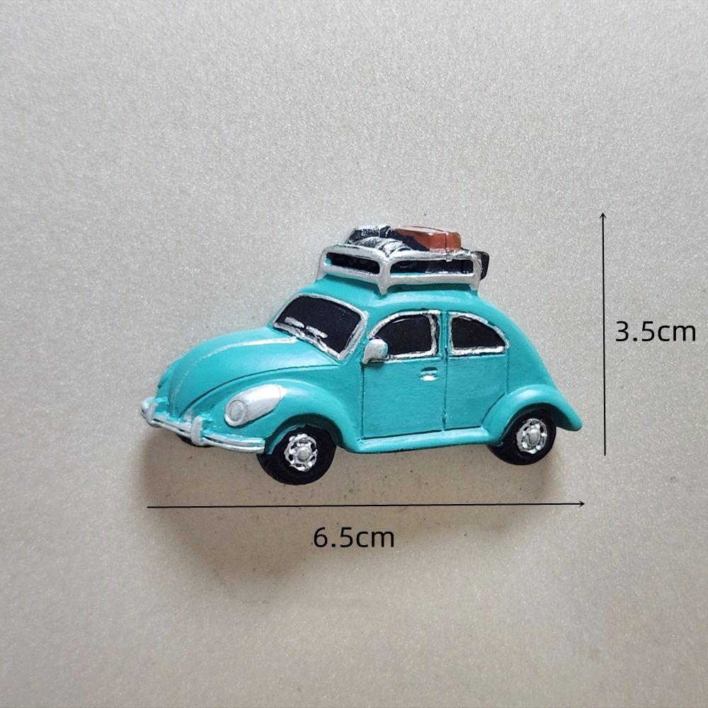 Bil Motorcykel eld Ballong 3D Kylskåpsmagneter Harts Kylskåpsmagneter Klistermärke Hantverk Souvenirgåva Hemdekoration