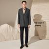 Antonio Men's Cashmere & Wool Herringbone Mid-Length Overcoat