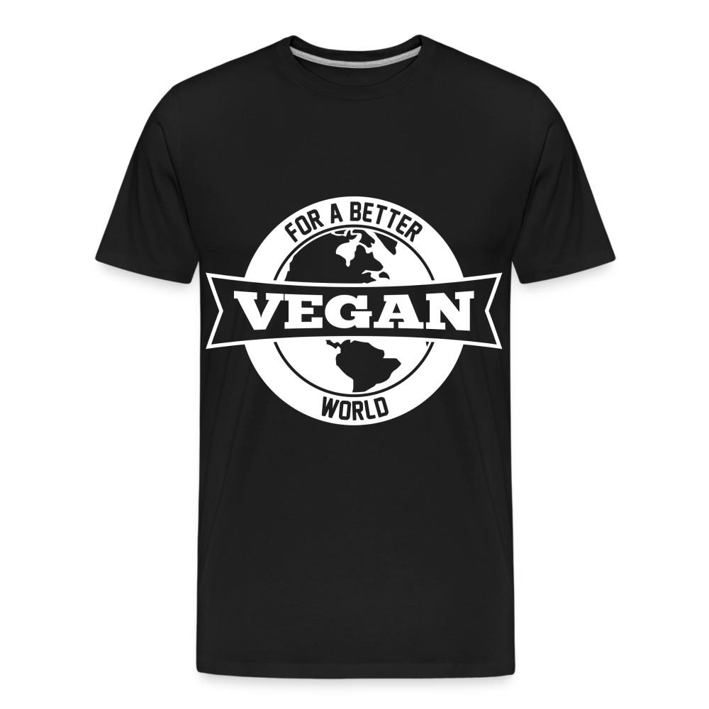 

For a better vegan world shirt Vegetarian T-Shirt Healthy size S-6XL M