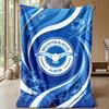 Coperta in Flanella con Stampa Calcio Brighton & Hove Albion, Coperta Morbida Calda Leggera per Divano Letto Campeggio