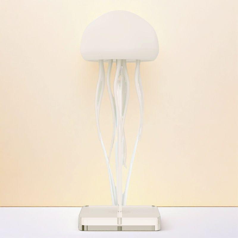 Sound-Controlled Gradient Jellyfish Night Lamp: Seven-Color Changing Bedside Pendant Light with Creative Induction Atmosphere