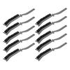 10pcs Crevice Cleaning Brush Multifunctional Hard Bristle Long Handle Groove Cleaning Tool for Dead Corners Kitchen