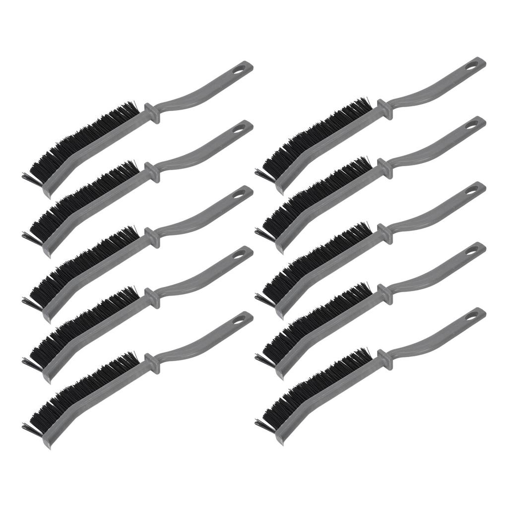10pcs Crevice Cleaning Brush Multifunctional Hard Bristle Long Handle Groove Cleaning Tool for Dead Corners Kitchen