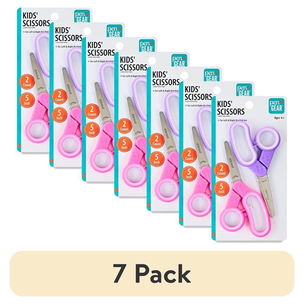 (7 Pack Pen Gear 5in Blunt 2pk Pink/Purple Scissors 153510-4009