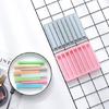 8 Cavities Silicone Chocolate Moulds Crayon Molds Semi-Cylindrical Strip Shaped