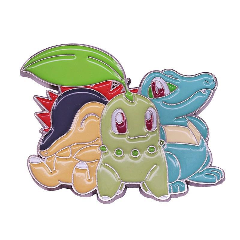 Kawaii Bulbasaur Hard Enamel Pins Collect Anime Movies Metal Cartoon Brooch Backpack Hat Bag Collar Lapel Badges