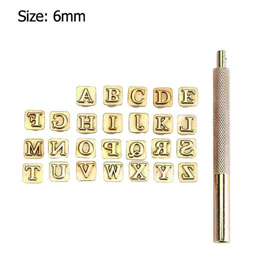 26pcs Steel Printing Punch Alphabet Letter