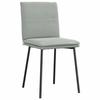 VidaXL Dining Chairs Set of 4 Light Grey Velvet, Chair, Living Room Chair, Accent Chair, Kitchen Chair, Seat of 3315344