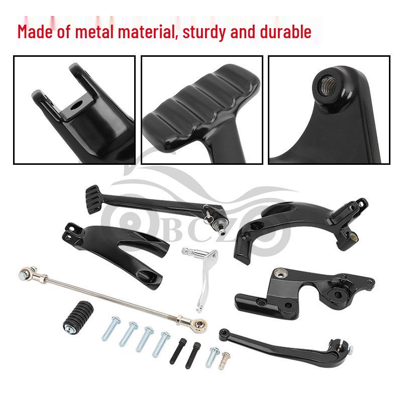 Front Foot Peg & Gear Shift Assembly for Harley Softail, Street Bob & Road King (2018-2023)