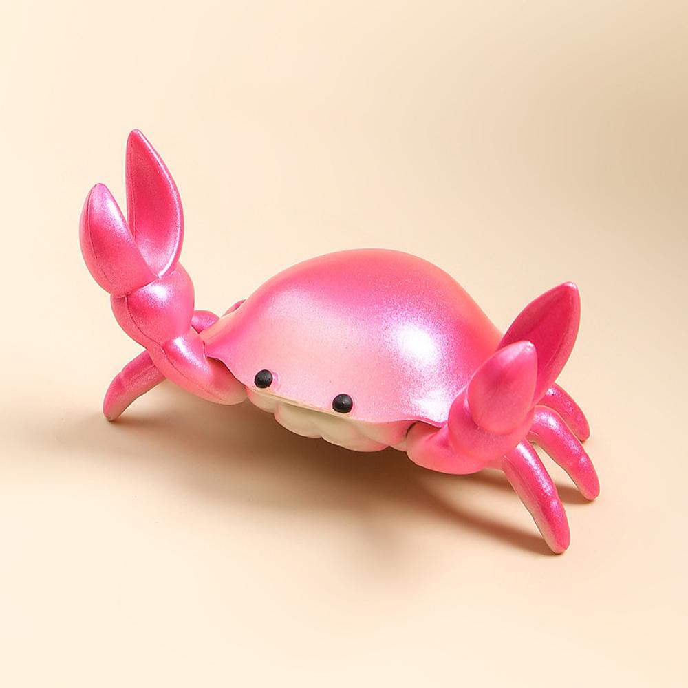 Crab Shaped Phone Stand Desktop Organizer Pen Holder Multifunctional Lazy Design for Creative Gift Home Office