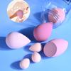 14pcs/set Mini Make Up Sponges  Makeup Sponge Cosmetic Soft Beauty Sponge Powder Puff Long Lasting Beauty Sponge Wet Dry Use