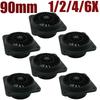 1/2/4/6X 90mm/3.5" Warm Diesel Heater Conditioner Ducting Duct Air Vent Outlet with Fan Black For Webasto Car Truck Camper VAN