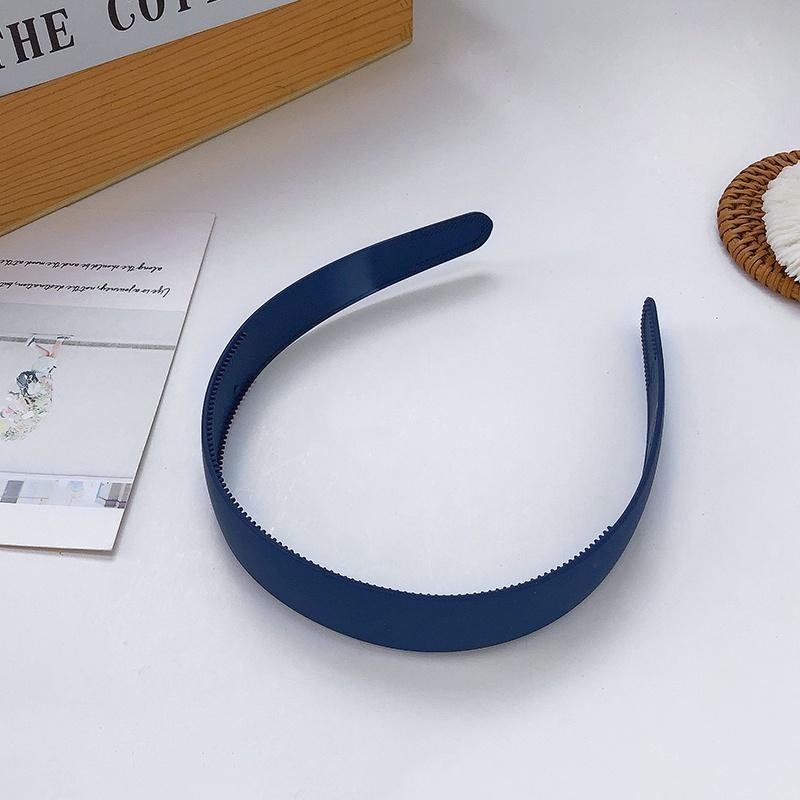 Korean Fashion Color Hair band Versatile Wide Edge pure color Headband Girls Fixed Hairstyle Bangs hair hoop Hair Accessories
