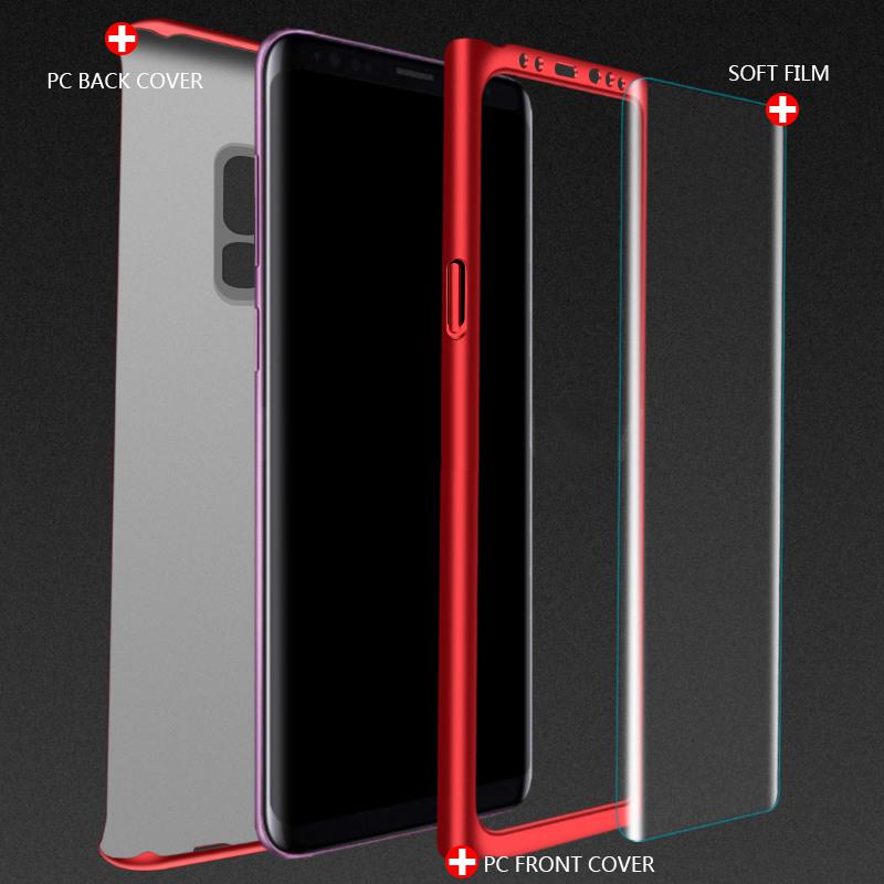 Buy 360 Full Protective Back Cover Phone Case + Phone Screen Film For ...