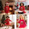 Christmas Girl Sweater With Cartoon Pattern For Kids Autumn Wear