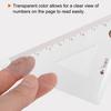 uxcell Triangle Ruler Square Set, 18cm x 16cm, 30/60 and 45/90 Degrees, Measuring Tool for Classroom, Home, and Office, Transparent, 2 Pieces