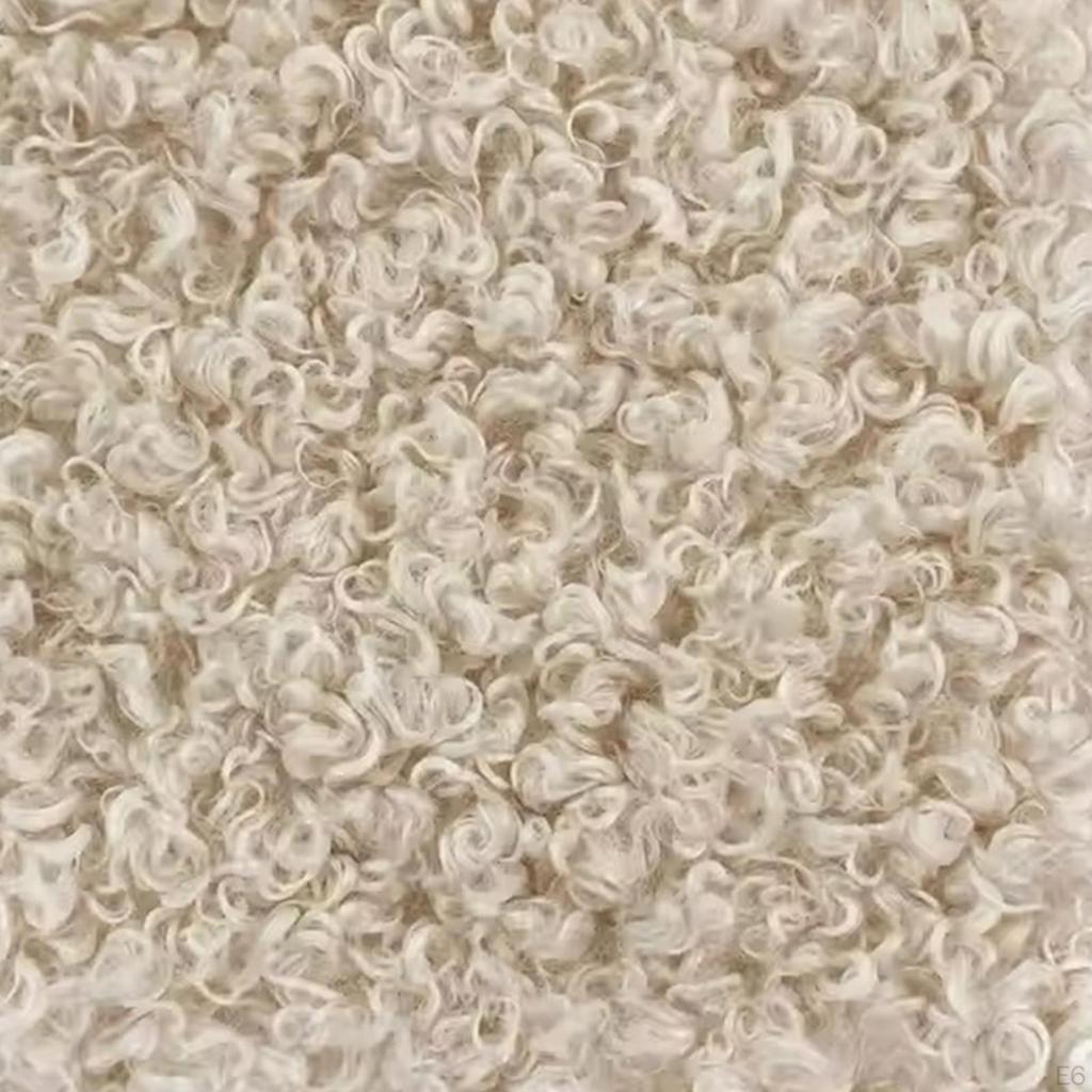Curly Artificial Faux Cloth Fleece for Coat Upholstery Blanket Home Decor Doll Puppet Hair