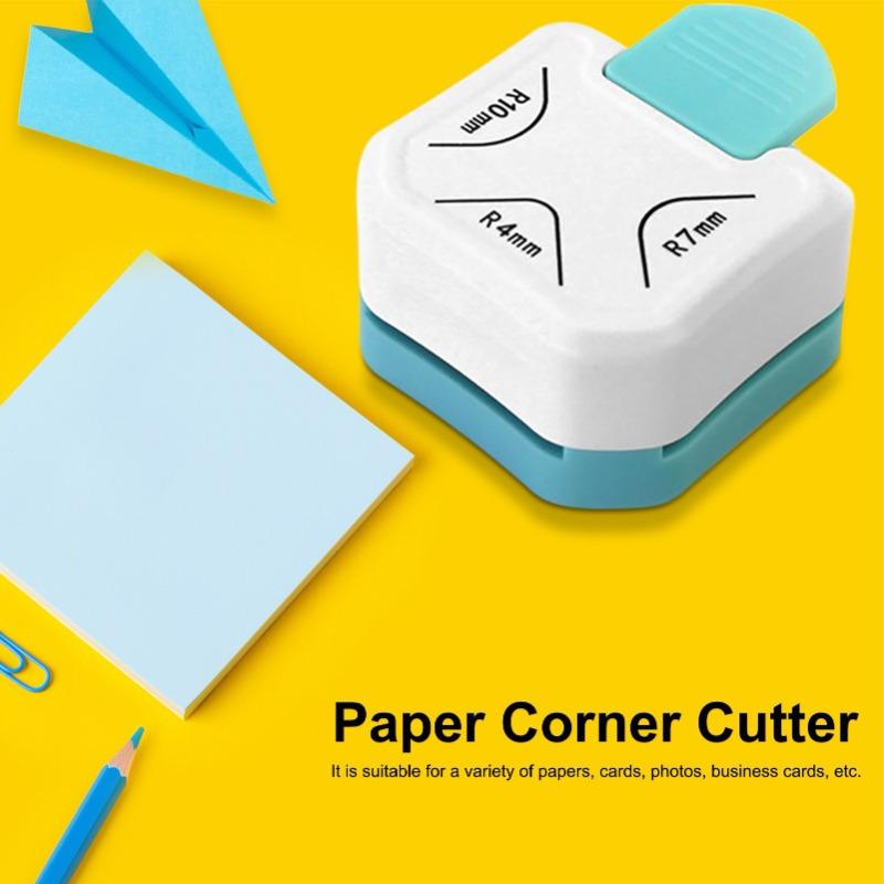 3 In1 Mini Corner Trimmer Corner Durable Rounder Punch R4/R7/R10mm Round Corner Trimmer DIY Paper Cutter Card Scrapbooking Punch