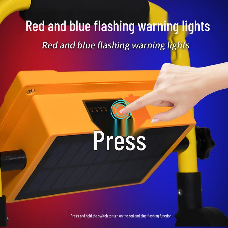 Portable Foldable Super Bright Floodlight for Construction and Emergency Use