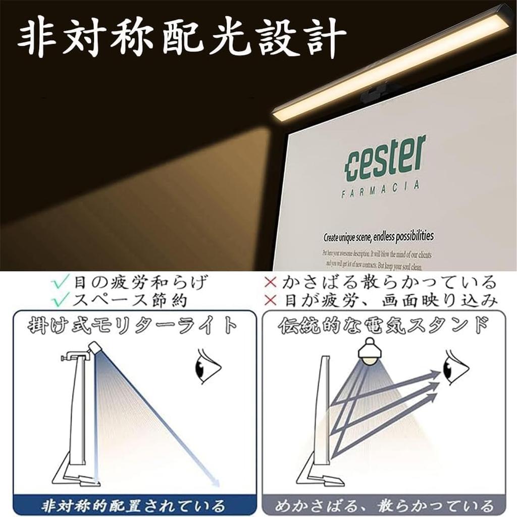 Makilight Monitor USB 50cm Display Monitor Hanging Asymmetrical Light Touch Sensor Color Screen Suitable for PC USB White Light, Light, Light, Light,