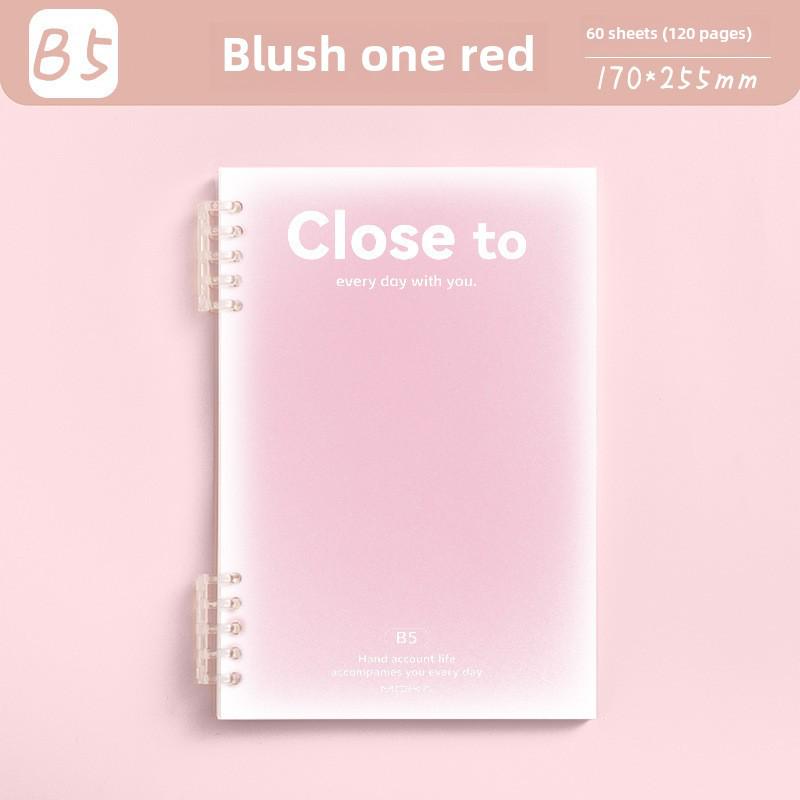 

Минималистичный отрывной студенческий блокнот - стильный румянец B5 с отрывными листами, без катушки