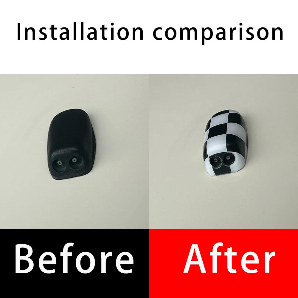 Car Wiper Water Spray Nozzle Covers For MINI One Cooper Countryman R60 Clubman R55 R56 R57 R58 R59 Auto Decoration Accessories