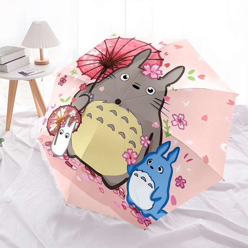 1pc Totoro Friends Spring Flowers Suitable for All Seasons UmbrellaFP139