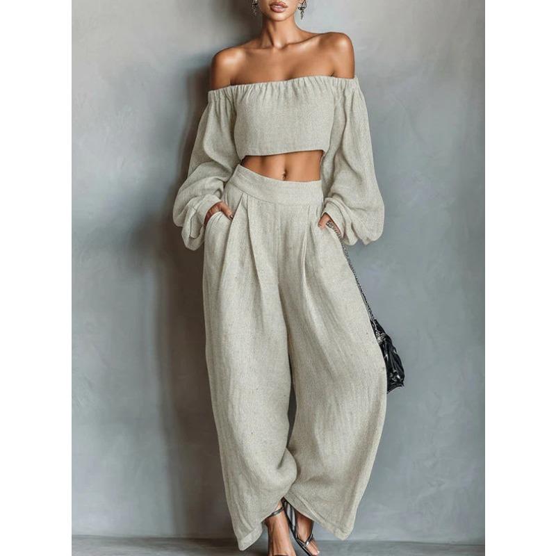 QICED Women s Fashion Casual Long Sleeve Pants Suits S