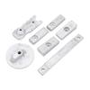 Aluminum Anode Kit 97‑8M0116590 Oxidation Resistant Sturdy Marine Anode Kit for 350HP L6 Verado Outboards