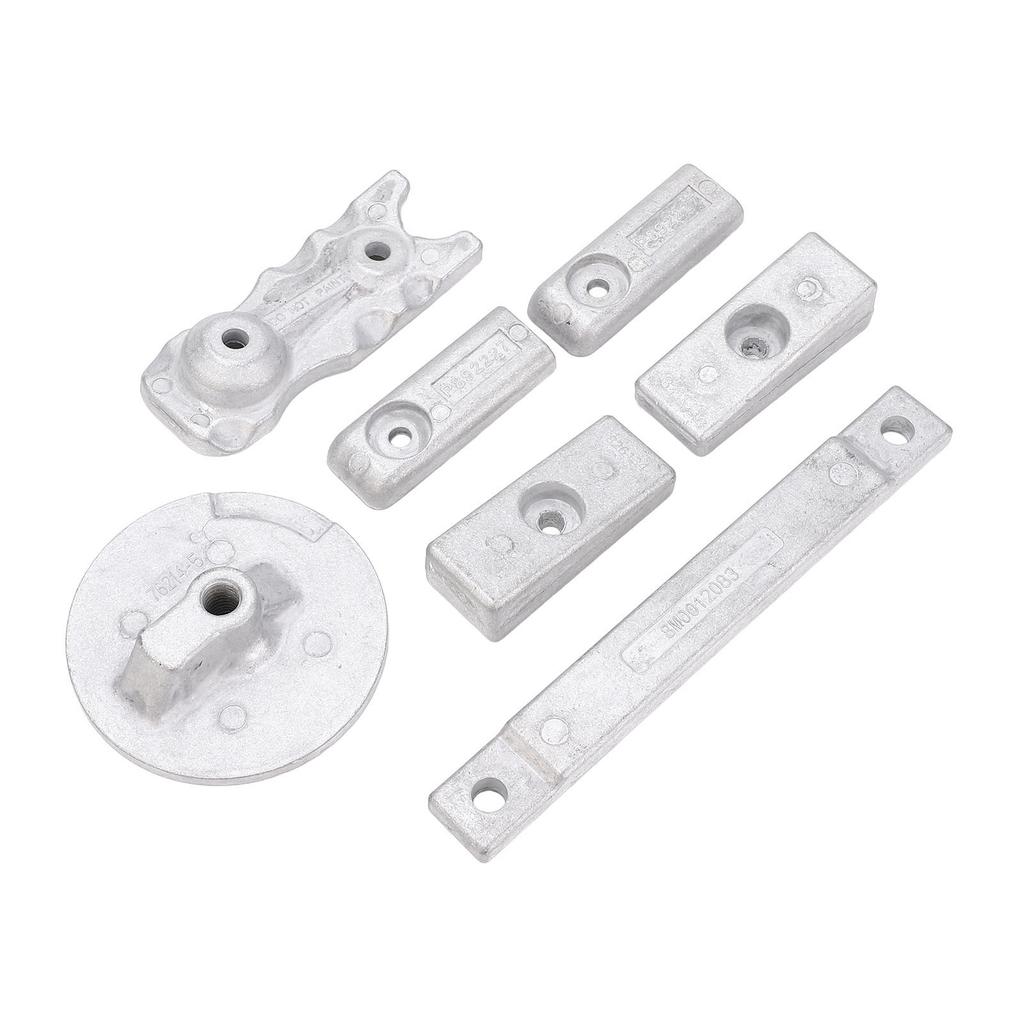 Aluminum Anode Kit 97‑8M0116590 Oxidation Resistant Sturdy Marine Anode Kit for 350HP L6 Verado Outboards