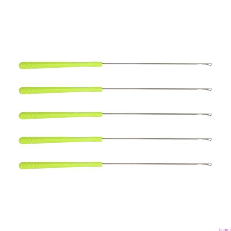 5PCS Plastic Handle Crochet Needle Hook for Hair Braiding, Crochet Hook