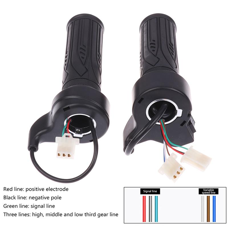 Universal Electric Bicycle High Medium Low Speed Forward Reverse Abs Throttle Acceleration Handle E-Bike Twist Throttle Parts