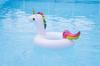 Unicorn inflatable holiday mattress ring 90 cm for swimming pool